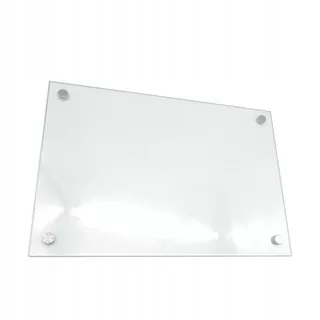 Sklenený panel 70 x 50 x 6 mm tvrdené sklo + Súprava na upevnenie skla s rozstupom 15 mm 4 ks